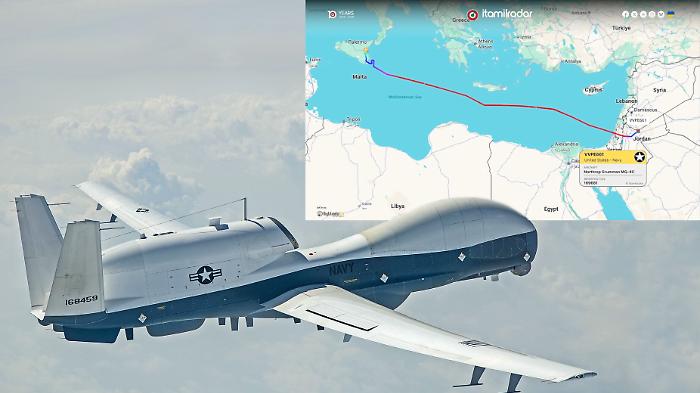 Triton da Sigonella, la virata sulla Giordania e il segnale che svanisce: che cosa ci dice davvero quel volo anomalo