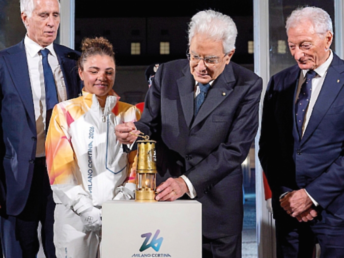 La Paolini e Mattarella