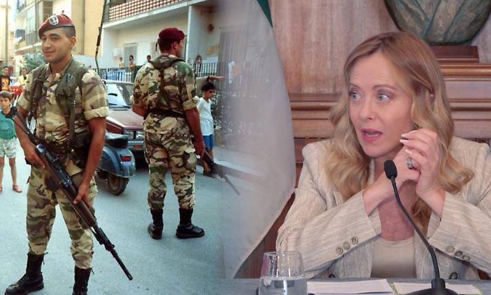 Sicurezza a Palermo, la premier Meloni: "Non escludo l'arrivo dell'esercito"